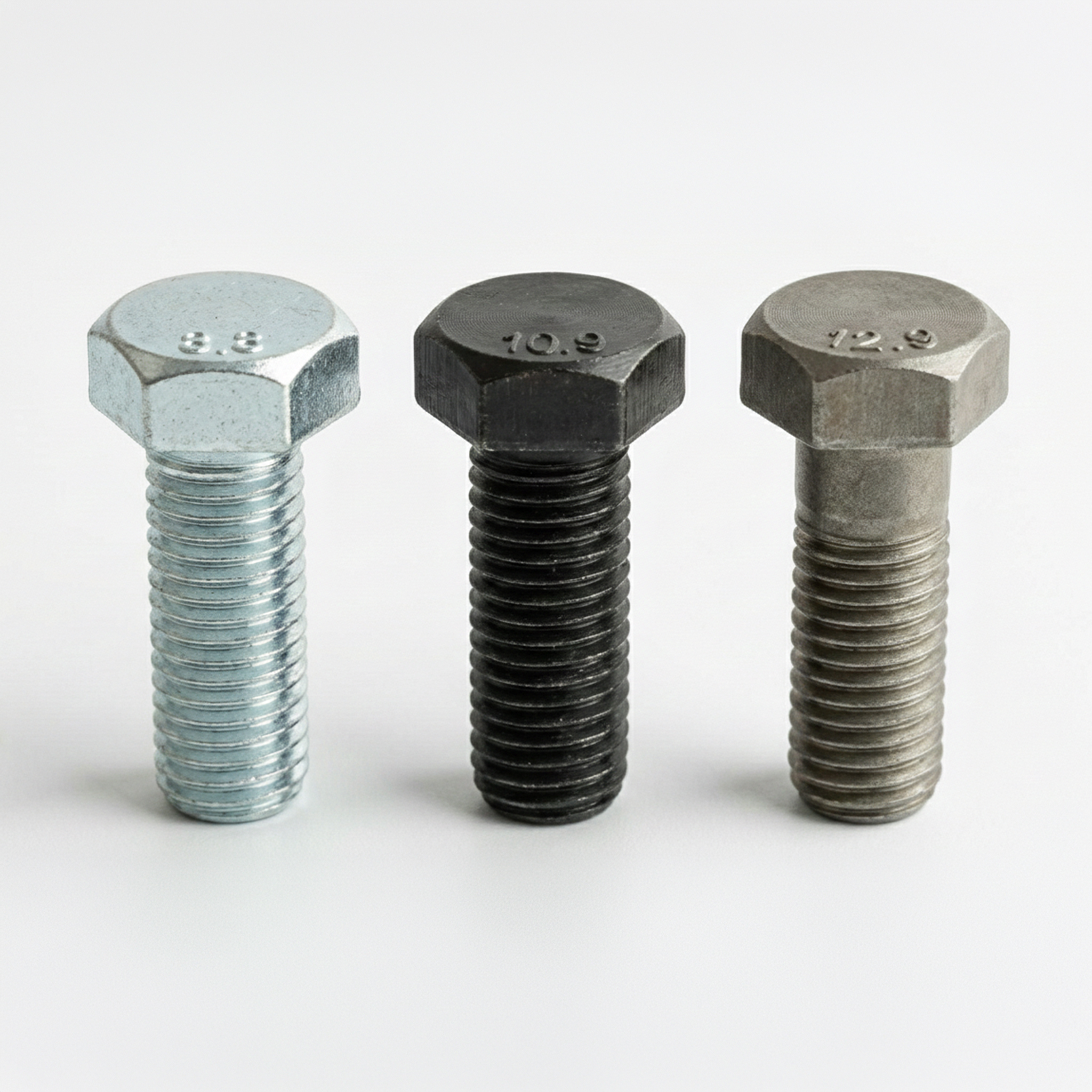 DIN 933 / ISO 4017 Altıköşe Başlı Tam Diş Civata (8.8 - 10.9 - 12.9 Kalite)